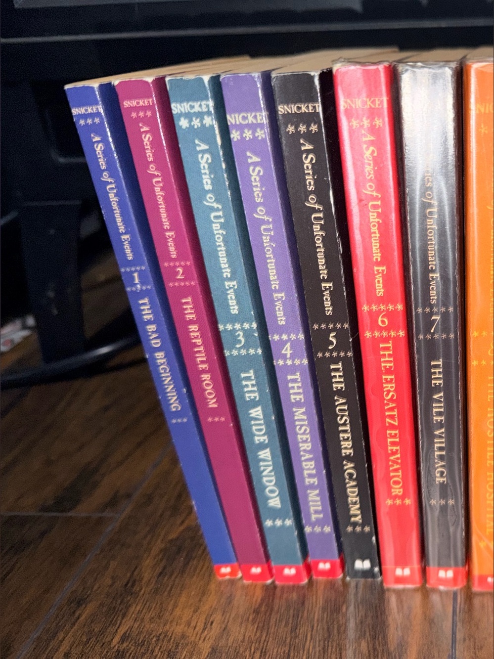 Lemony Snicket A Series of Unfortunate Events Paperback Book Set - Multi-Color